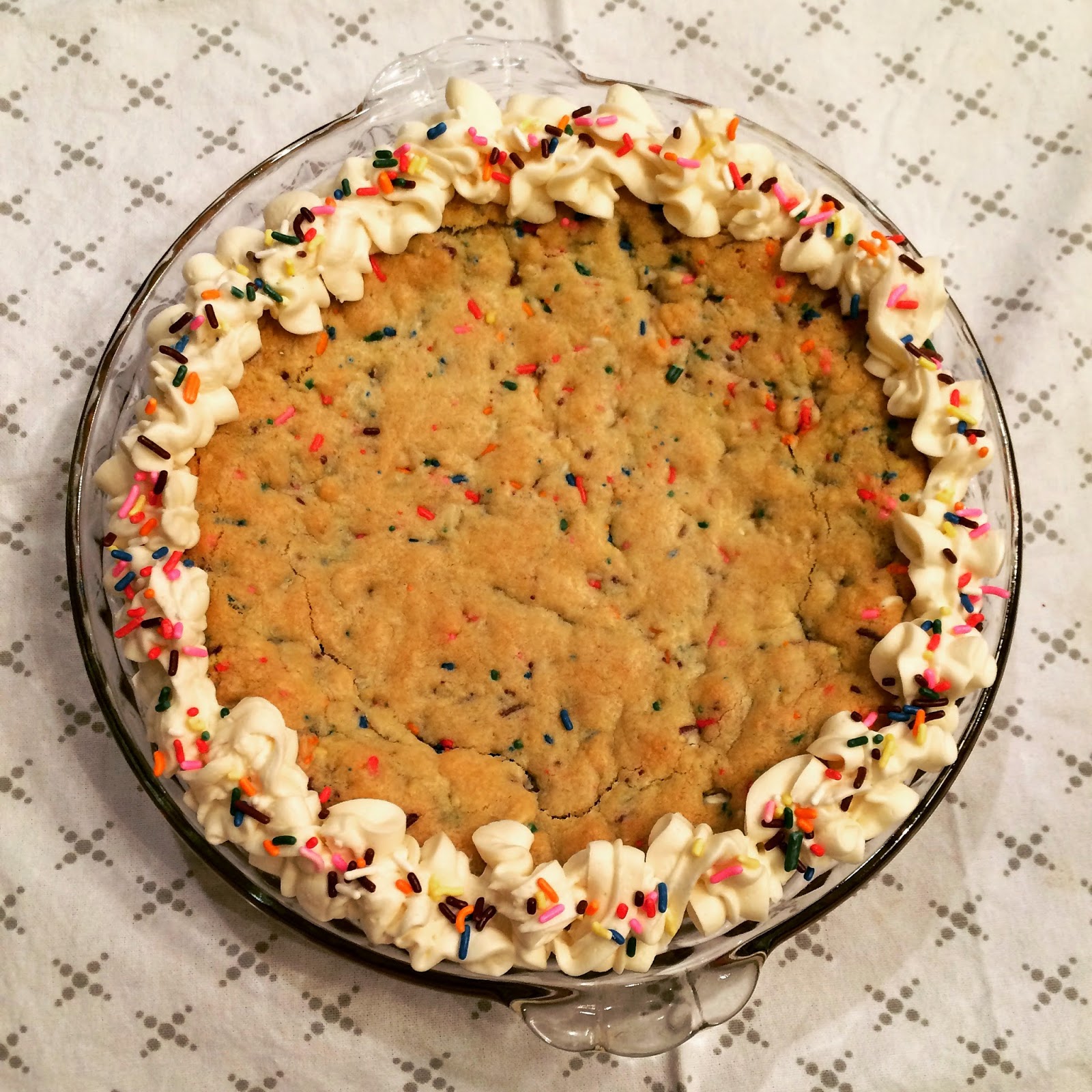 crack of the week : funfetti sugar cookie cake