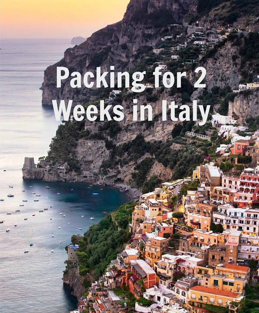 :: Italy Travel Diary: Packing for 2 Weeks in Italy ::
