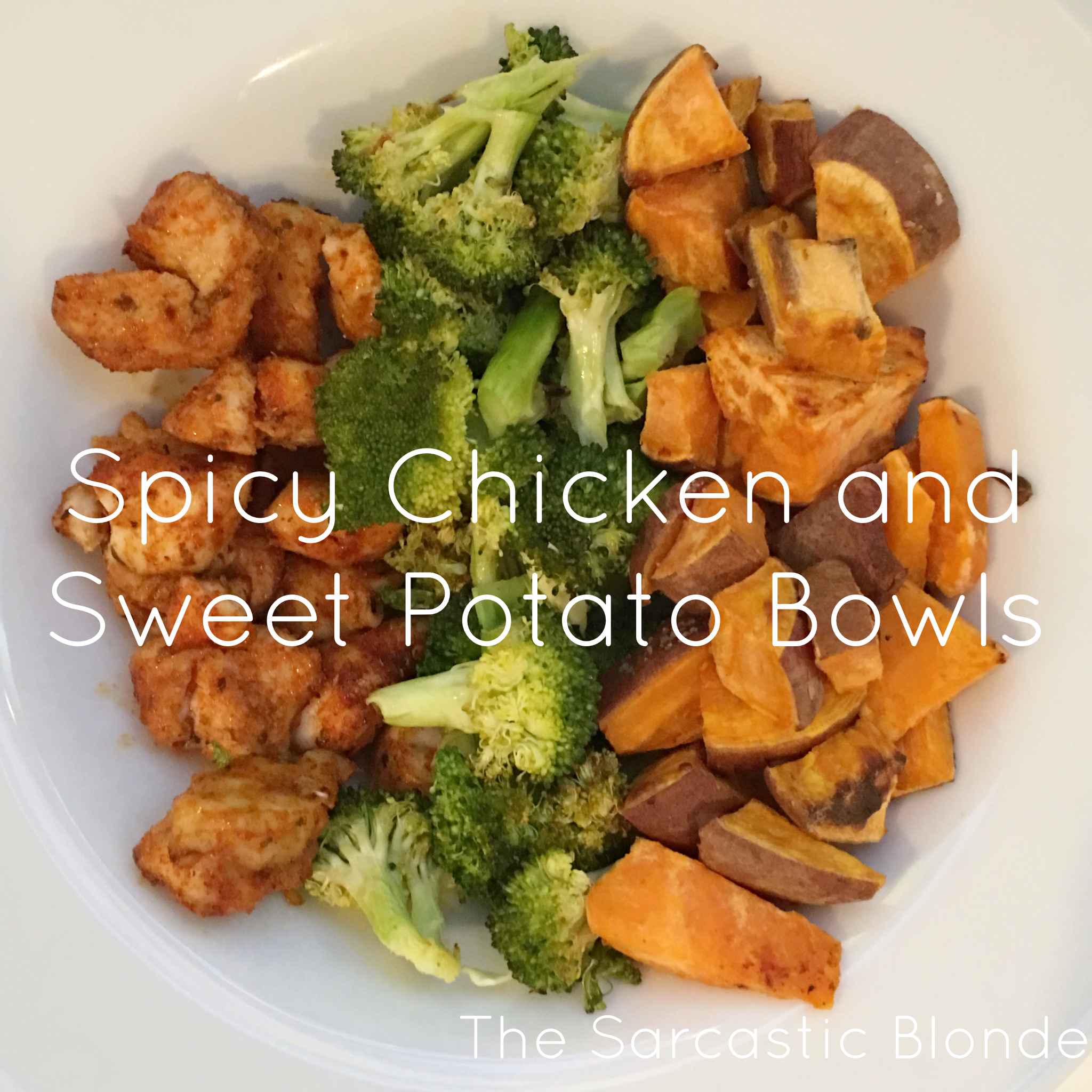 :: Spicy Chicken + Sweet Potato Bowls ::