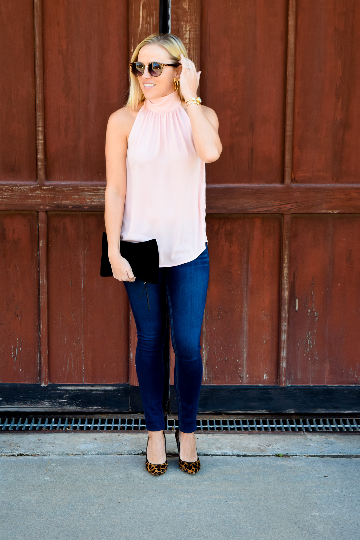 :: Tie Neck Top + Pink and Red Wish List Wednesday ::