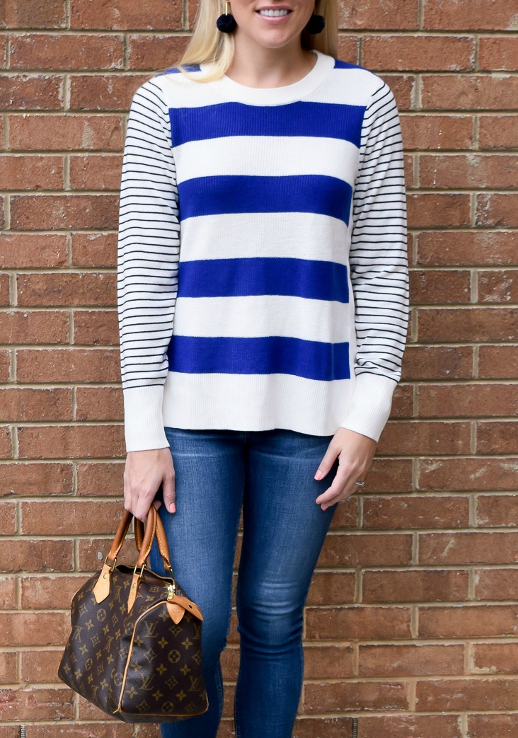 :: Striped Sweater + Wish List Wednesday ::