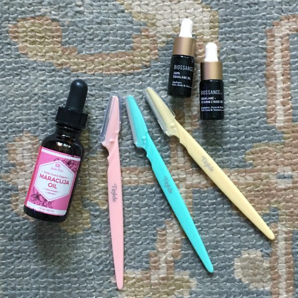 face shaving and face oils