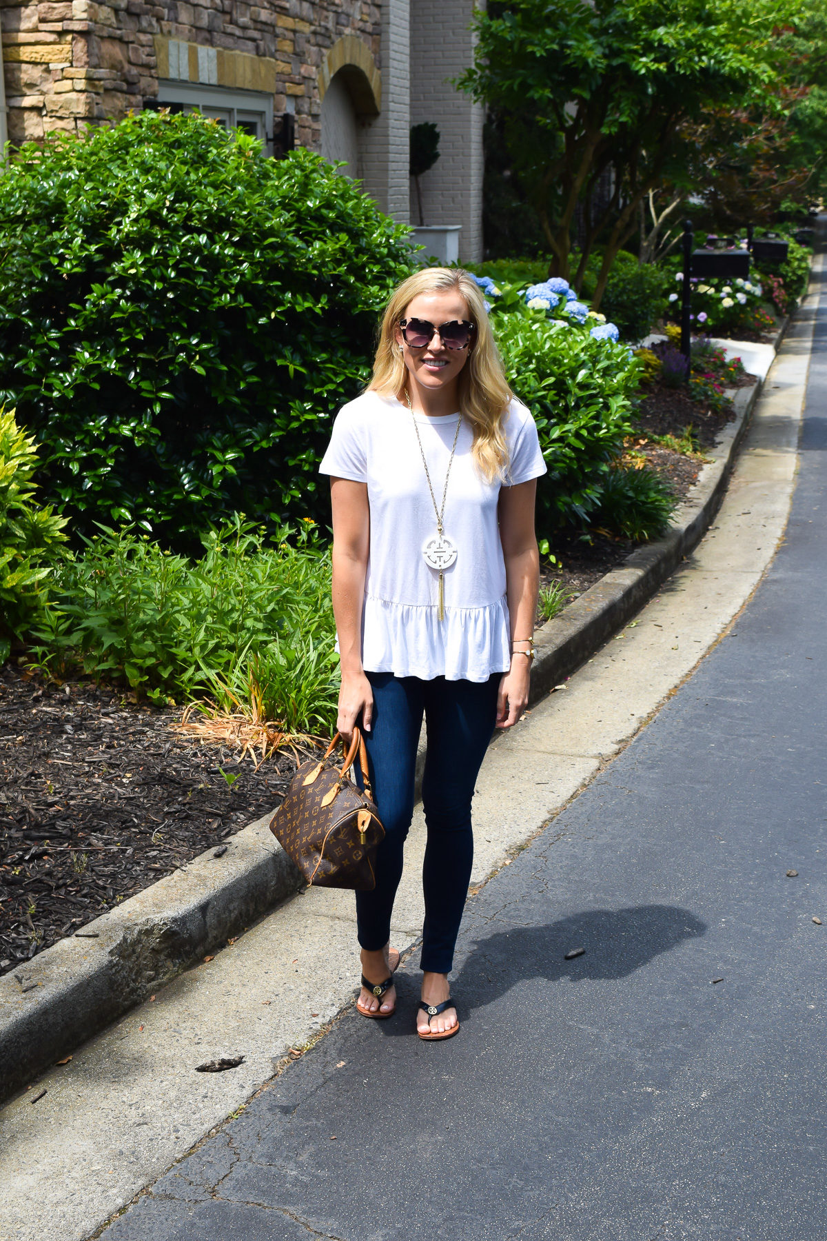 :: Peplum Tee + Weekend Recap ::