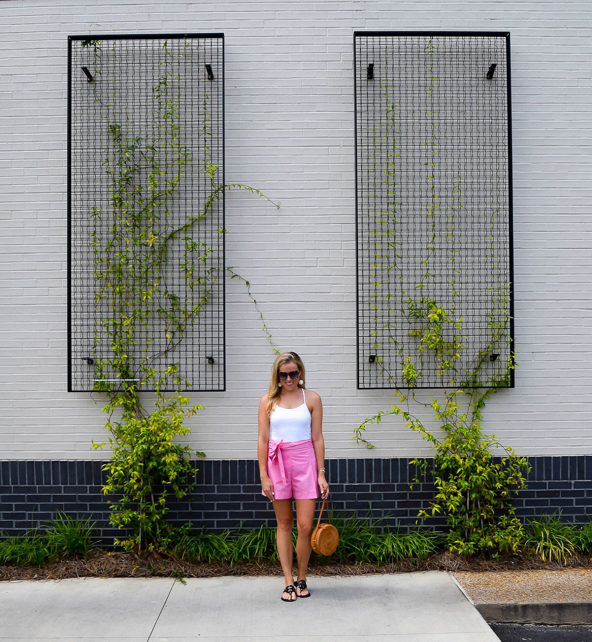 :: Favorite Tank + Pink Tie Waist Shorts + Wish List Wednesday ::