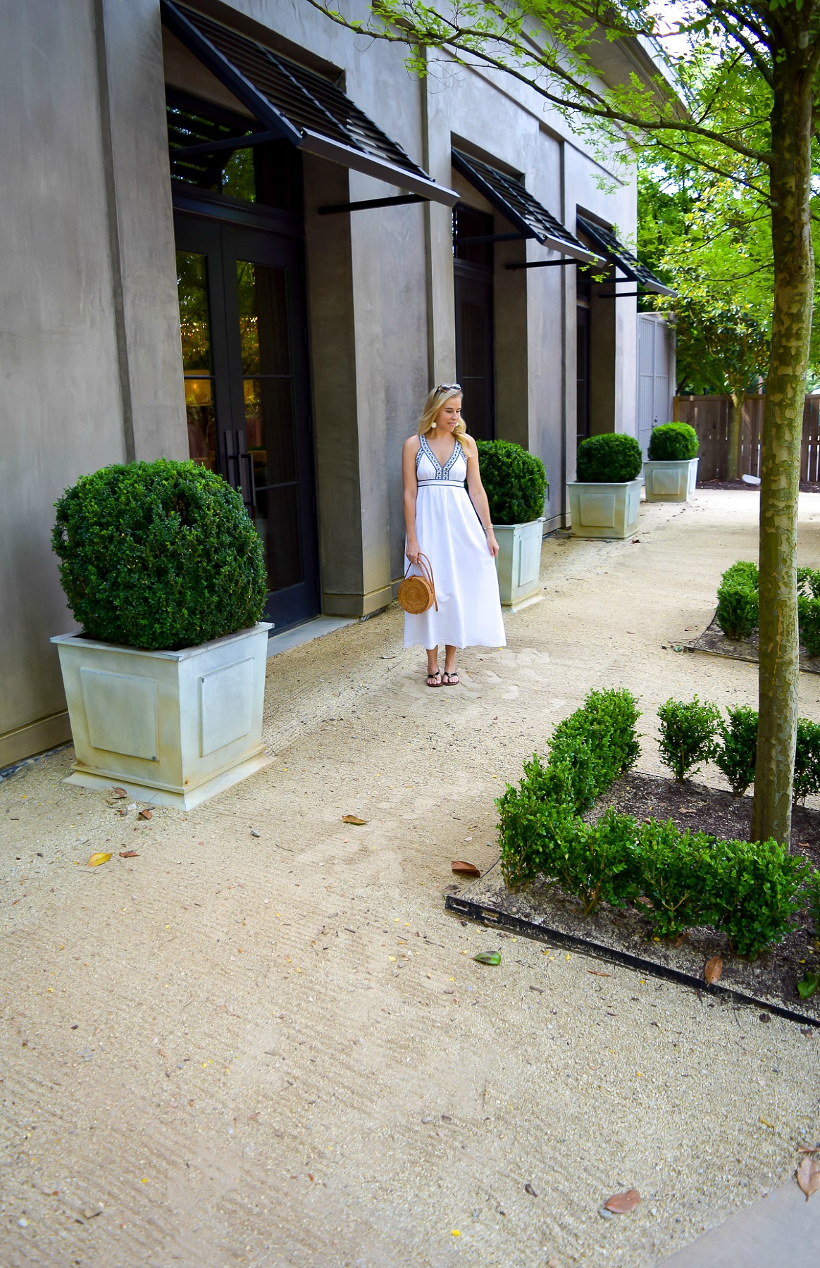 :: eyelet midi dress + weekend recap ::