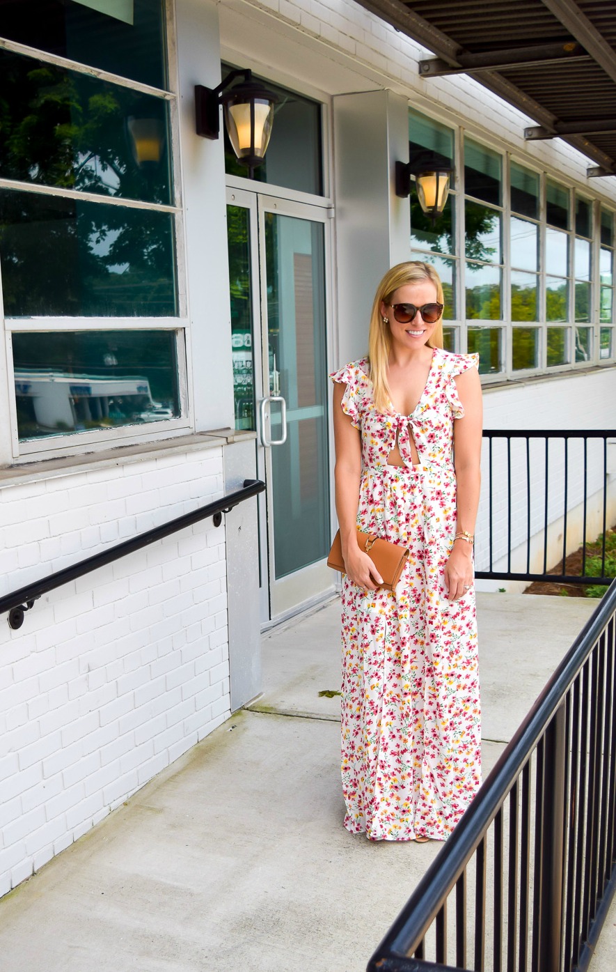 :: Floral Maxi Dress + Weekend Recap ::