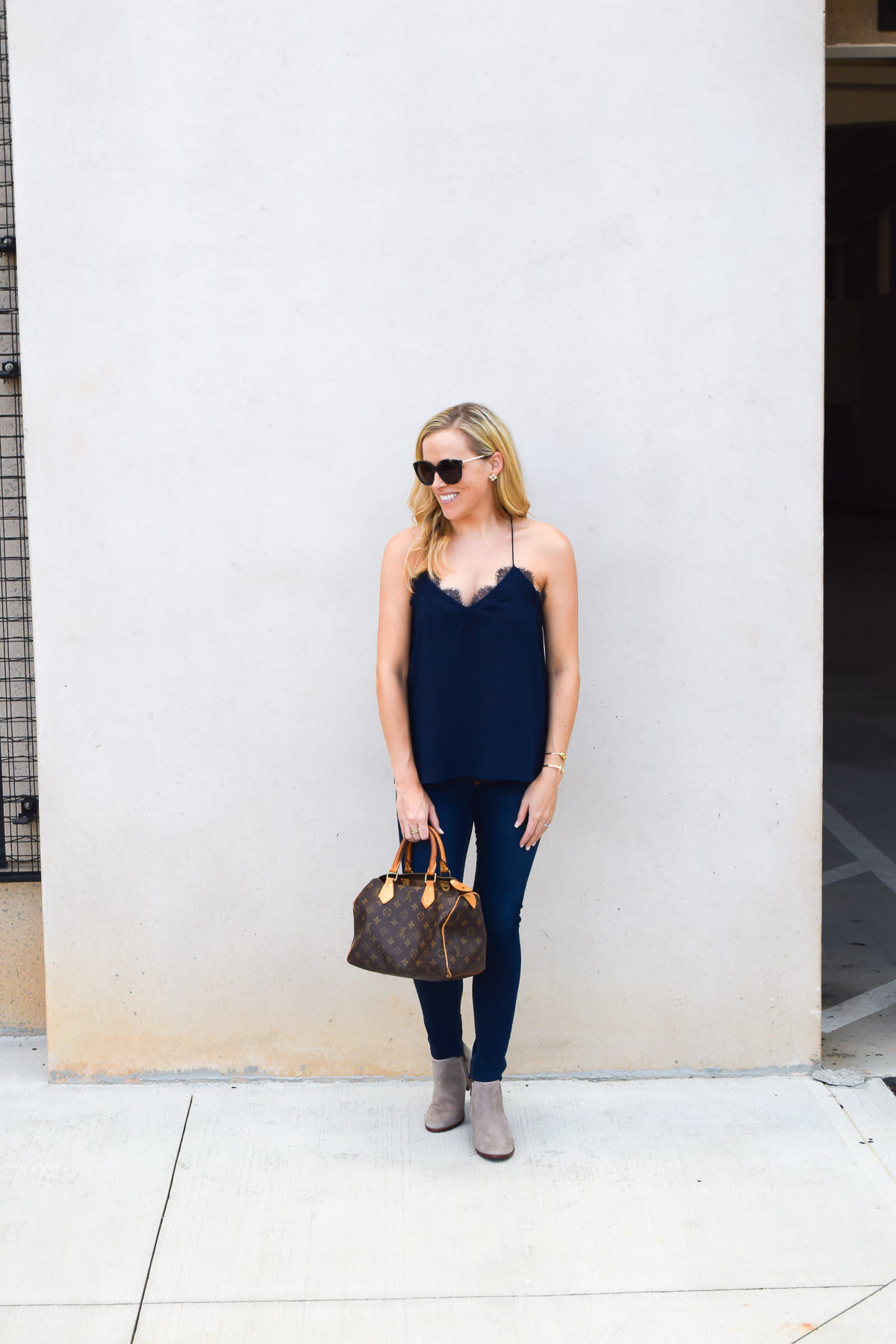 :: Lace Detail Silk Tank + New Nordstrom Line ::