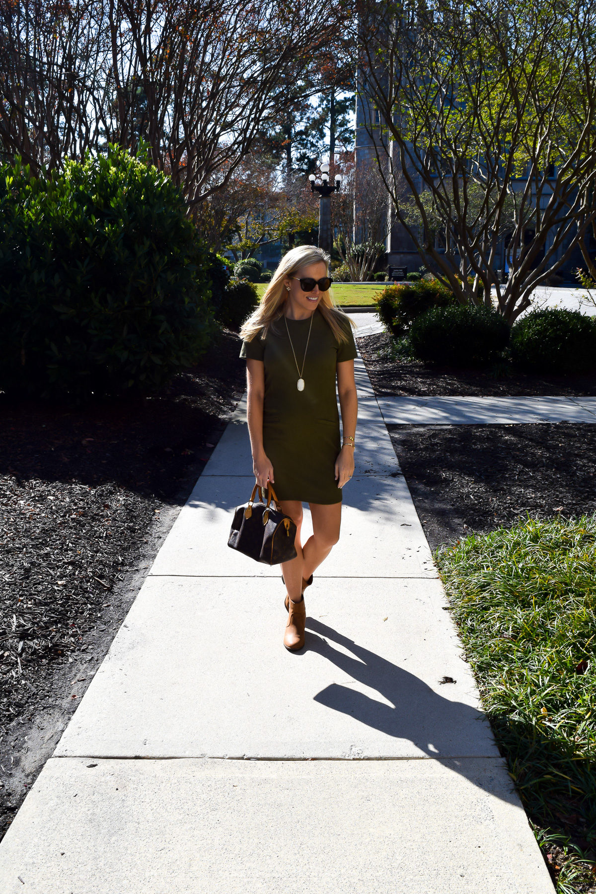 :: Suede Shift Dress + Corn Casserole Recipe ::