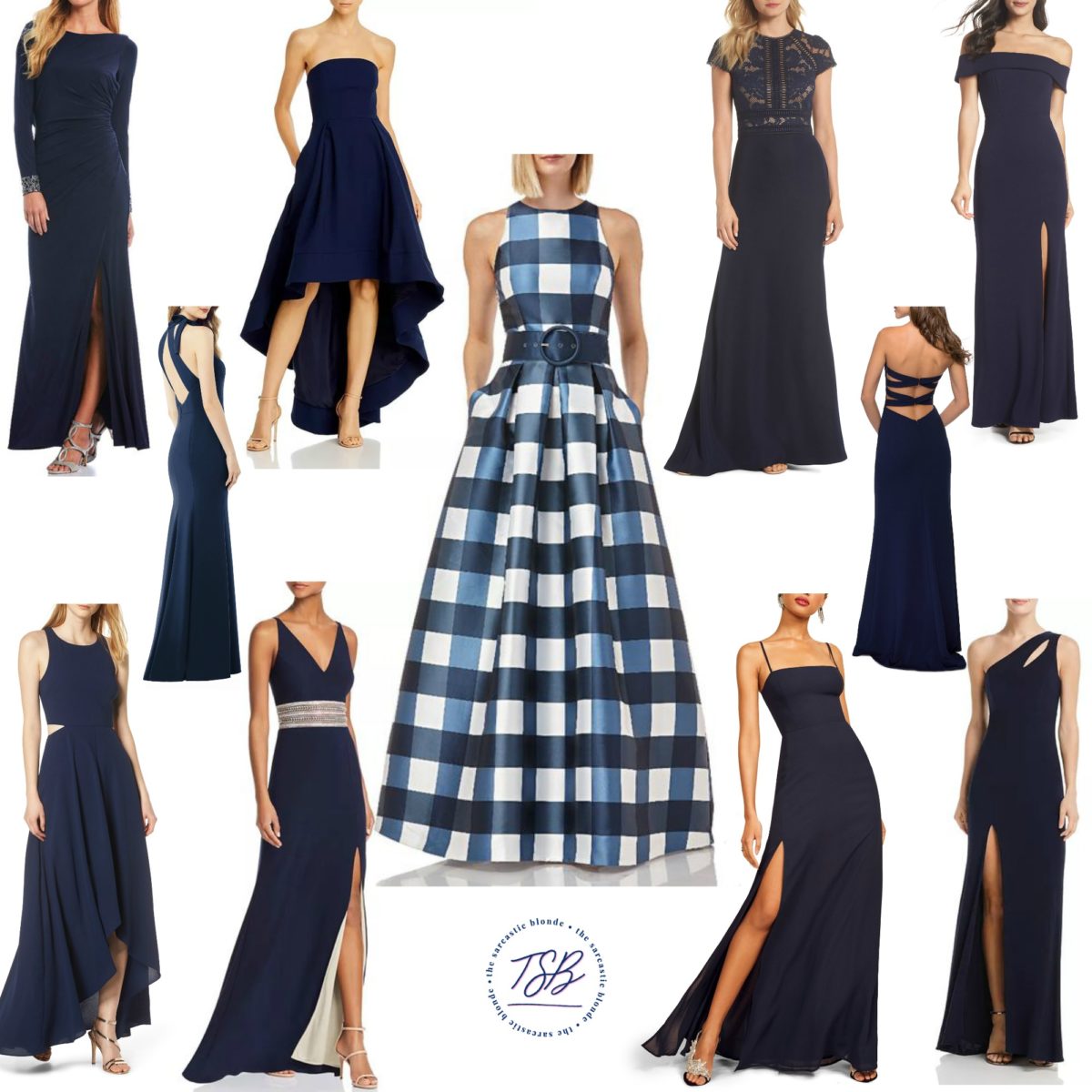 :: Navy Gowns ::